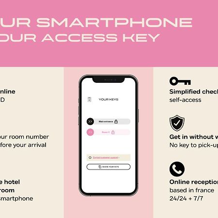 Hotel Corneille - Entree Autonome, Reception En Ligne - Encore Mieux Tours Zewnętrze zdjęcie