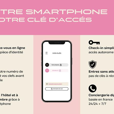 Hotel Corneille - Entree Autonome, Reception En Ligne - Encore Mieux Tours Zewnętrze zdjęcie